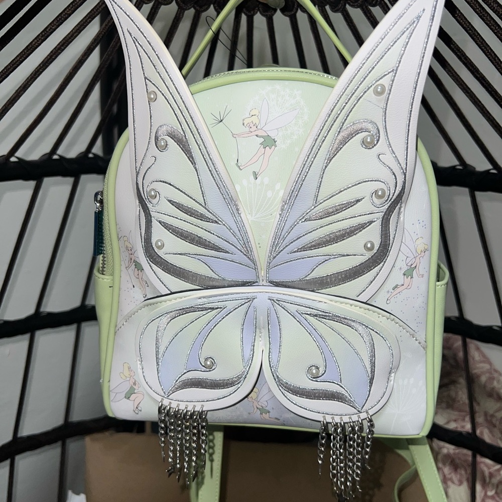 Disney Danielle Nicole Tinker Bell Pixie Wings Convertible backpack